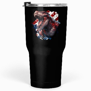 Discover Dinosaur Independence Day2 Tumblers 30 Oz