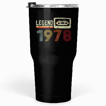 Discover 1978 Geburtstag Vintage Cassette Tumblers 30 Oz