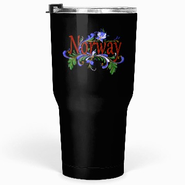 Discover Norwegian Rosemaling Norway Folk Tumblers 30 Oz