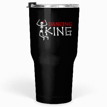 Discover Halloween Dancing King Skeleton Dancing Funny Gift Tumblers 30 Oz