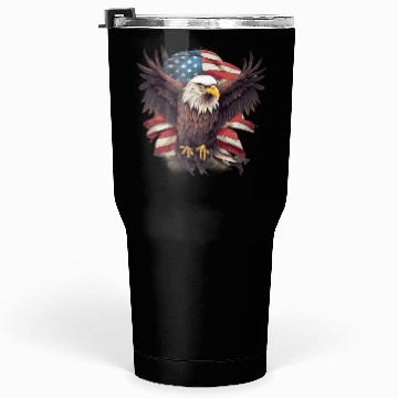 Discover Merica Patriotic USA Eagle Tumblers 30 Oz