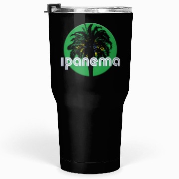 Discover Ipanema Brazil Flag Native Palm Tree Brazilian Tumblers 30 Oz