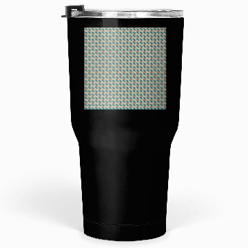 Discover Retro Orange Teal Pattern Tumblers 30 Oz