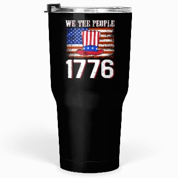 Discover We the People 1776 Independence Day US Patriot Tumblers 30 Oz