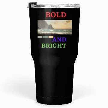 Discover Red Blue Green Bold and Bight Tumblers 30 Oz
