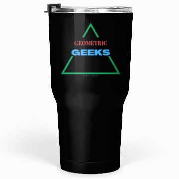 Discover Red Blue Green Geometric Greeks Tumblers 30 Oz