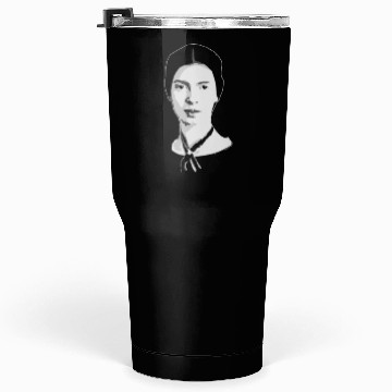 Discover Emily Dickinson Black and White Tumblers 30 Oz