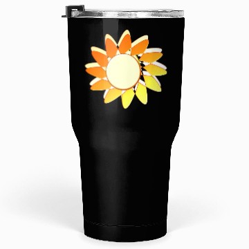 Discover Yellow Flower Tumblers 30 Oz