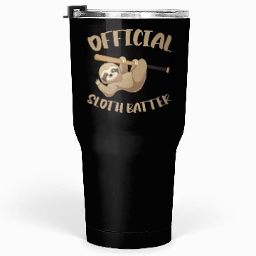 Discover Sloth Bat Sloth Baseball Tumblers 30 Oz