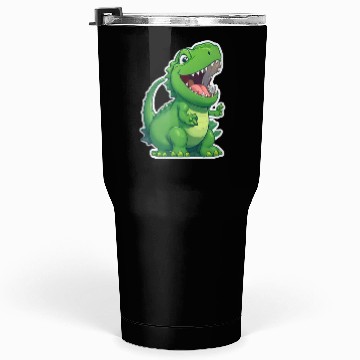 Discover Green Dinosaur Tumblers 30 Oz