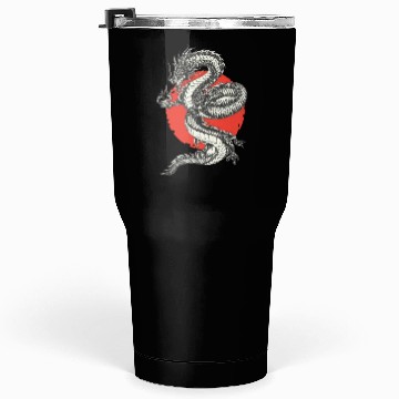 Discover Japanese black dragon Tumblers 30 Oz