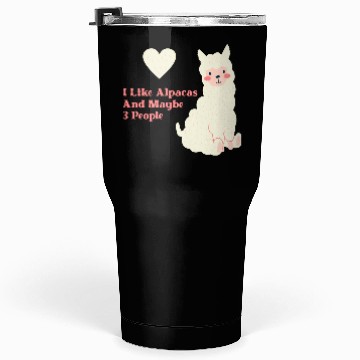 Discover Alpaca Lover cute blue Tumblers 30 Oz