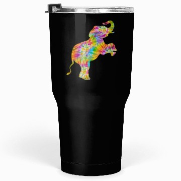 Discover Tie Dye Elephant Lover Tumblers 30 Oz