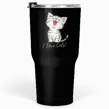 Discover I LOVE CAT Tumblers 30 Oz