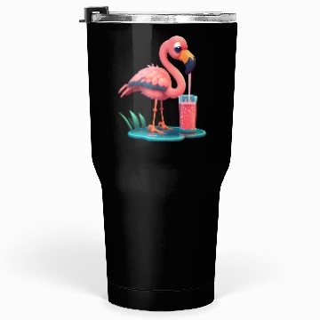 Discover Summer Flamingo Tumblers 30 Oz