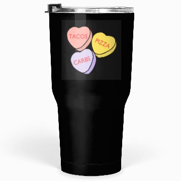 Discover FRONTARTFunny Conversation Hearts Candy Tumblers 30 Oz