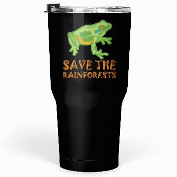 Discover Save The Rainforests Tree Frog Tumblers 30 Oz