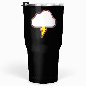 Discover Thunder Cloud Lightning Raining Storm Tumblers 30 Oz