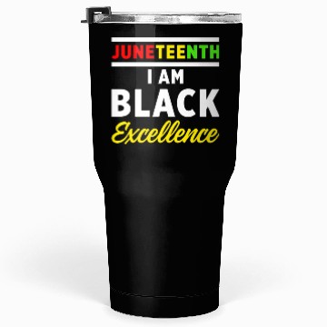 Discover Juneteenth Excellence Black African American Flag Tumblers 30 Oz