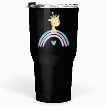 Discover Cute Colorful Giraffe Tumblers 30 Oz