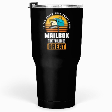 Discover Mail Deliveryman Shipment Courier Service Tumblers 30 Oz