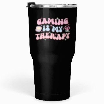 Discover Gaming Is My Therapy, Happy Game Day Tumblers 30 Oz