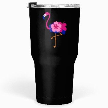 Discover Flower Flamingo Tumblers 30 Oz