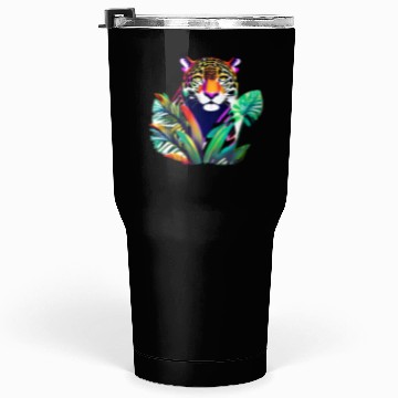 Discover Jaguar in the Tropics Tumblers 30 Oz