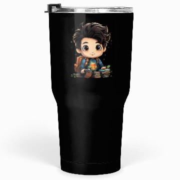 Discover Back to School Pre-K Kindergarten Student Chibi Tumblers 30 Oz
