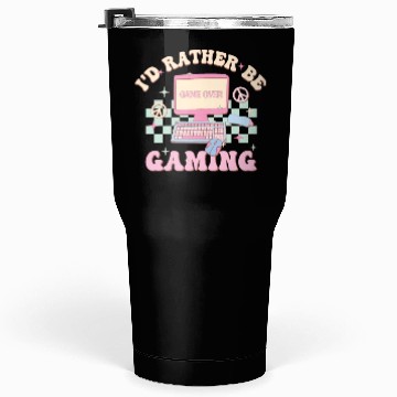 Discover I'd Rather Be Gaming, Happy Game Day Tumblers 30 Oz