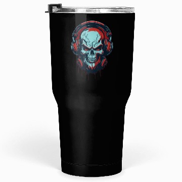 Discover angry skull Tumblers 30 Oz