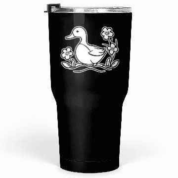 Discover Duck Bird Nature Pond Tumblers 30 Oz