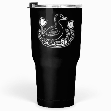 Discover Duck Bird Nature Pond Tumblers 30 Oz