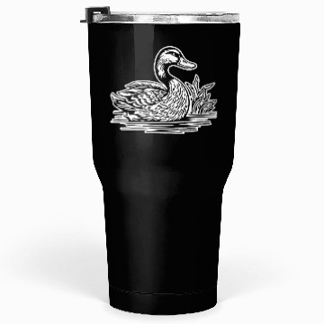 Discover Duck Bird Nature Pond Tumblers 30 Oz