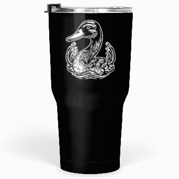 Discover Duck Bird Nature Pond Tumblers 30 Oz