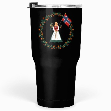 Discover Norway Pride Norwegian Bunad Flag Pride Tumblers 30 Oz