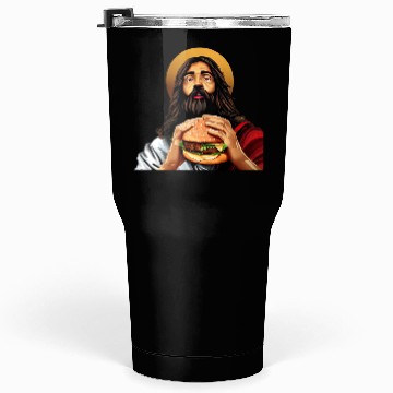 Discover Cheeseburger with Jesus Tumblers 30 Oz