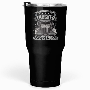 Discover Husband Dad Trucker Legend Tumblers 30 Oz