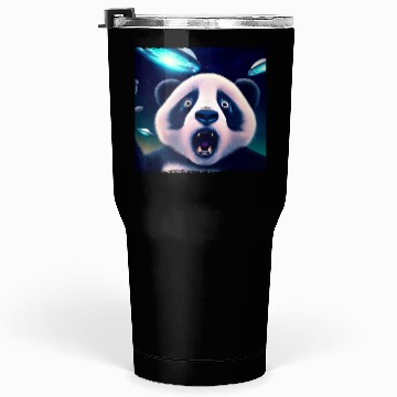 Discover Panda selfie with UFO surprise Tumblers 30 Oz