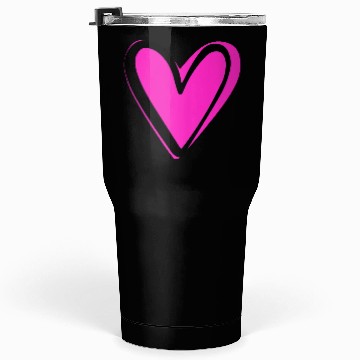Discover Pink Heart nature Tumblers 30 Oz