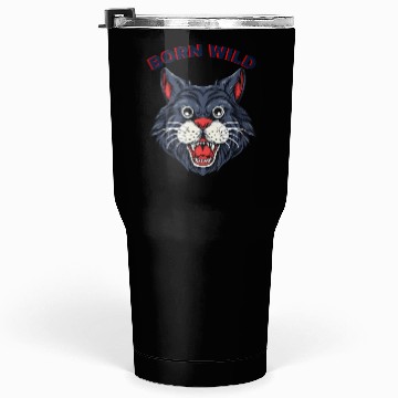 Discover Born Wild Cat lovers Tumblers 30 Oz