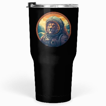 Discover Astronaut Lion at Sunset, Creative Space Design Tumblers 30 Oz