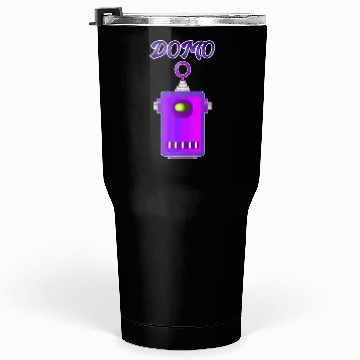 Discover Domo Robot 2 Purple 70s Tumblers 30 Oz