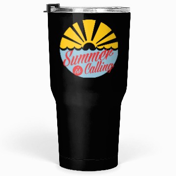 Discover Summer's Call: Embrace the Sun Tumblers 30 Oz