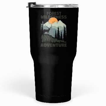 Discover forest wilderness adventure deer mountain Tumblers 30 Oz