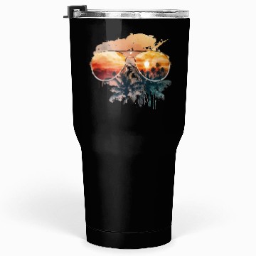 Discover Sunset with glasses Tumblers 30 Oz