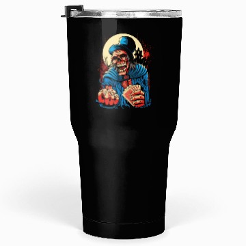 Discover skeleton holding playing cards and dice art Tumblers 30 Oz