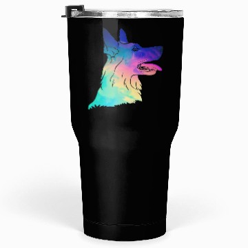 Discover Psychedelic German Shepherd Tumblers 30 Oz