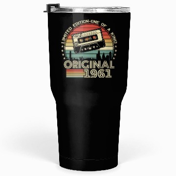 Discover 1961 Birthday Gift Tumblers 30 Oz