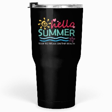 Discover Hello summer Tumblers 30 Oz